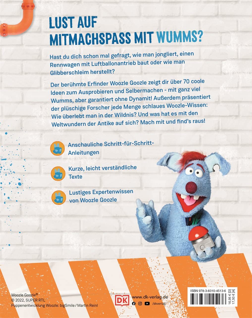 Woozle Goozle Mitmachspass mit Wumms!: Über 60 geniale Ideen gegen Langeweile: von Recycling-Roboter