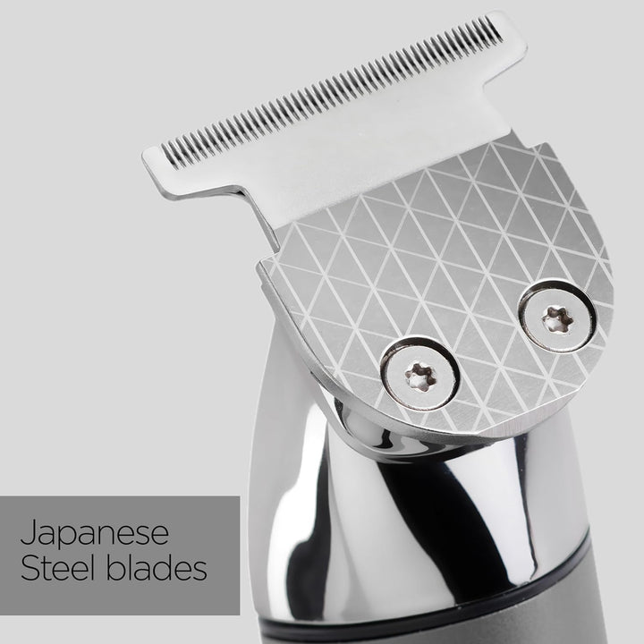 BaByliss Super X Metall-Bartschneider für Männer, Präzisions-Stoppel- und Bartpflegeset, kabellos, w
