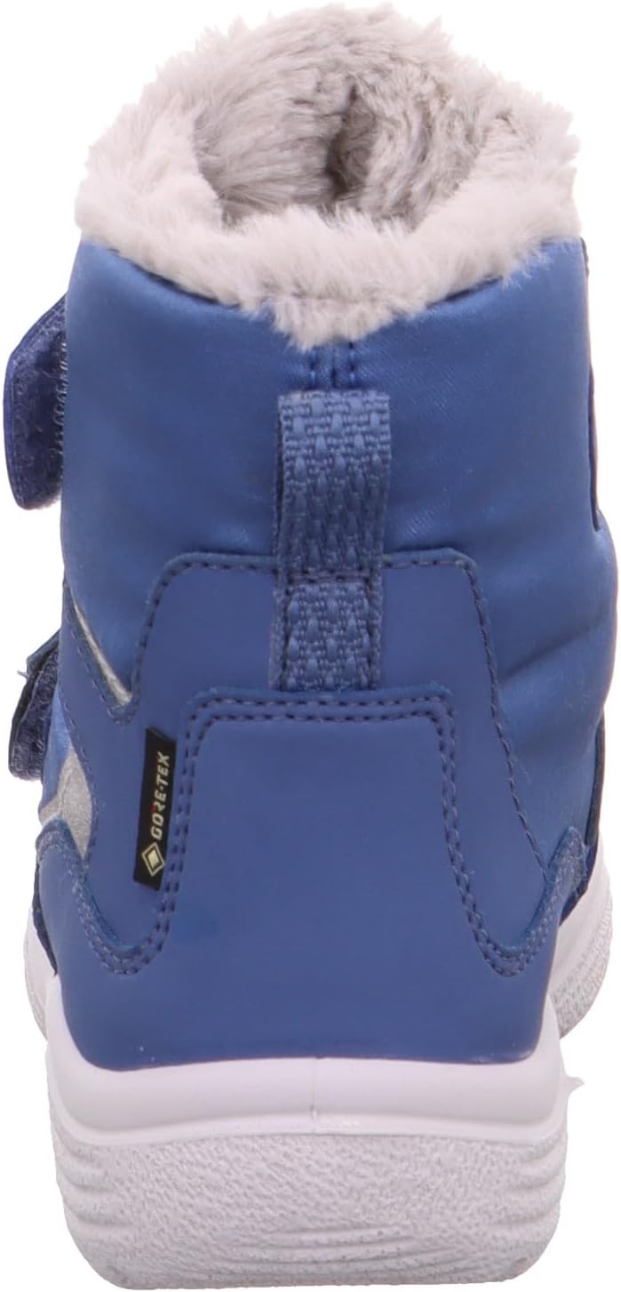 Superfit Mädchen Crystal Warm Gefütterte Gore-tex Schneestiefel 25 EU Blau Hellgrau 8010, 25 EU Blau
