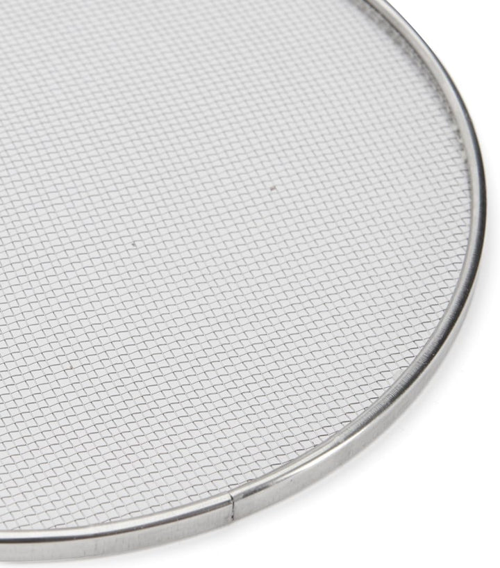 De Buyer - Edelstahlsieb mit 4 auswechselbaren Siebeinsätzen (3mm/ 2mm/ 1mm/ 0,5mm Durchmesser) - 46