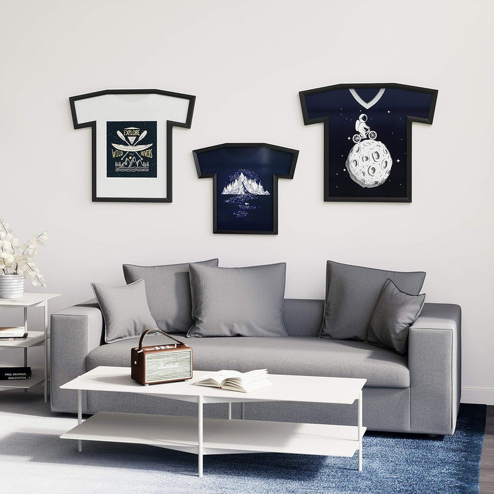 Umbra T-Frame Trikotrahmen - Bilderrahmen für T-Shirts und Fussballtrikots für Erwachsene bis Grösse