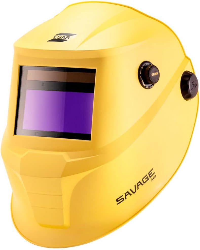 ESAB SAVAGE A40 YELLOW Profi Automatik Schweissmaske 9/13