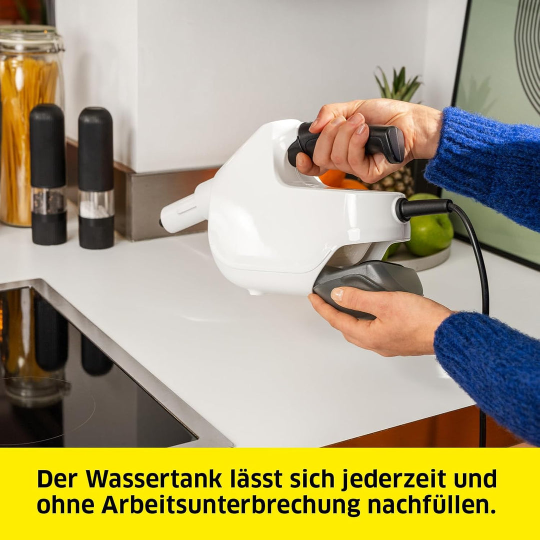 Kärcher Dampfreiniger SC 1 Multi, Aufheizzeit: 30 s, Heizleistung: 1.300 W, Flächenleistung: 30m², T