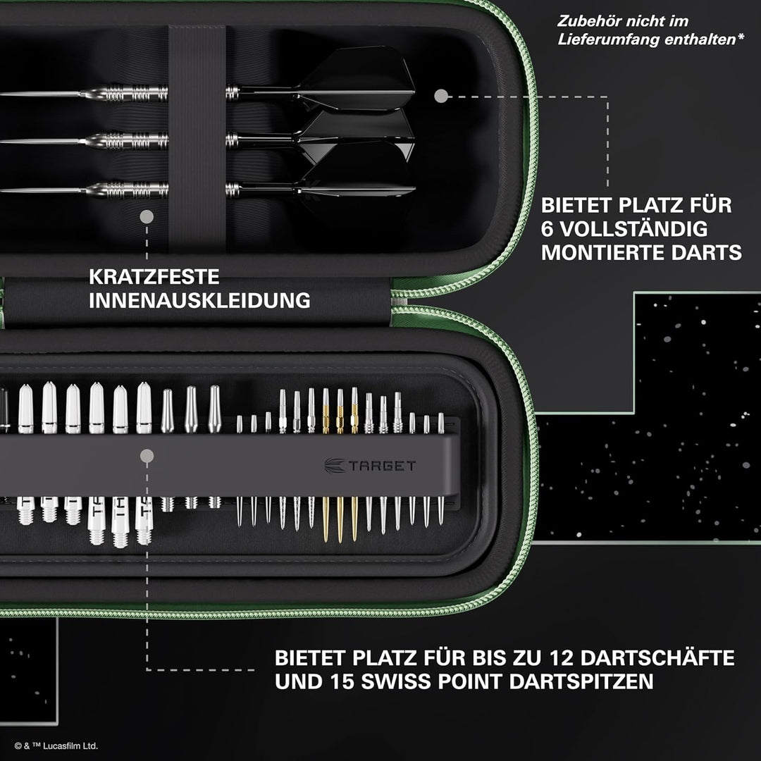 Target Darts Star Wars Grogu BOA Wallet | Premium Disney Darttasche mit Charakterdesign, Aufbewahrun