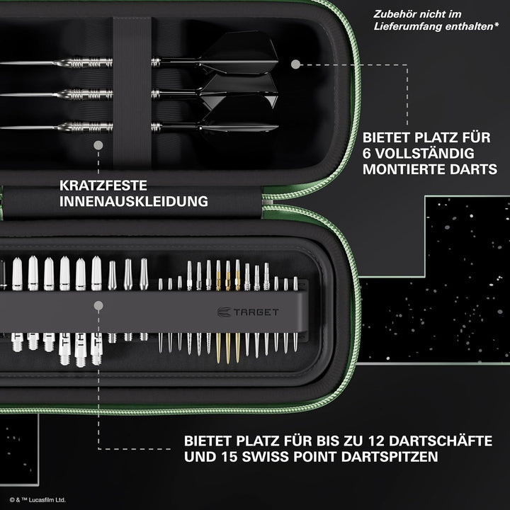 Target Darts Star Wars Grogu BOA Wallet | Premium Disney Darttasche mit Charakterdesign, Aufbewahrun