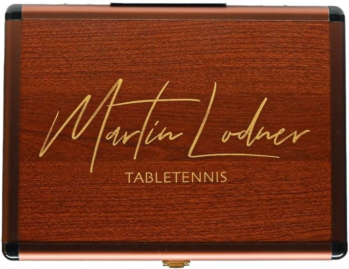 Symbiosis Carbon Hybrid Tischtennisschläger – Premium Komplett-Set mit Edlem Aluminium Case & Profi-