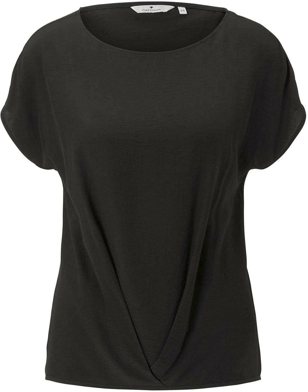 TOM TAILOR Damen Bluse 34 14482 - Deep Black, 34 14482 - Deep Black