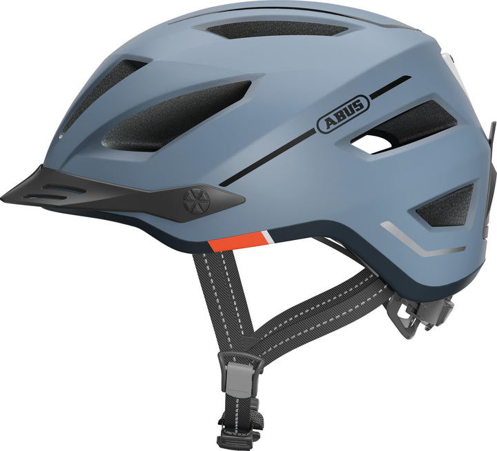 ABUS Stadthelm Pedelec 2.0 - Fahrradhelm mit Rücklicht und Regenhaube - für den Stadtverkehr - für D