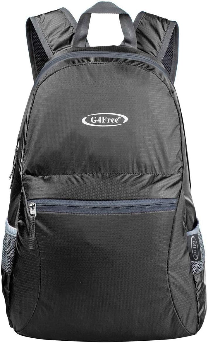 G4Free 20L Faltbarer Rucksack Ultraleichter Wanderrucksack Daypack für Männer Frauen und Kinder für