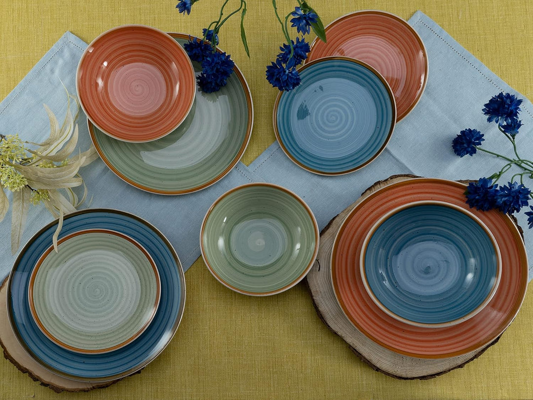 CreaTable, 22851, Serie COUNTRY, Geschirrset, Kombiservice 24