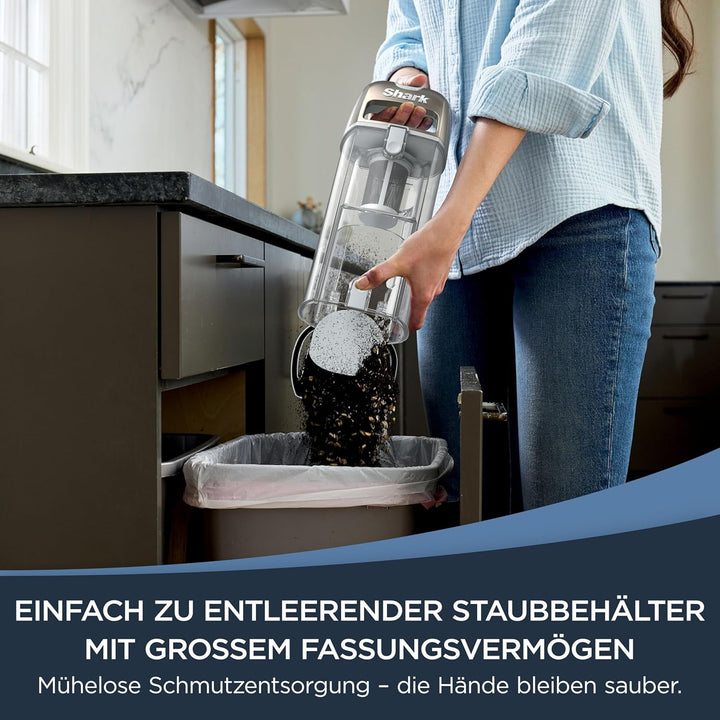 Shark Freestyle Max Akku-Staubsauger, Multi-Oberflächenreinigung, kabellos, leicht, einfache Entleer