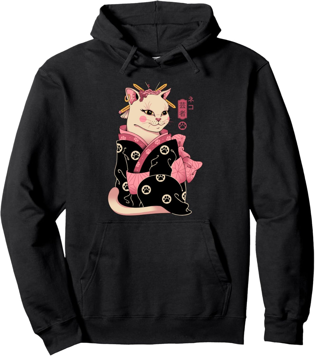 Neko Geisha Pullover Hoodie