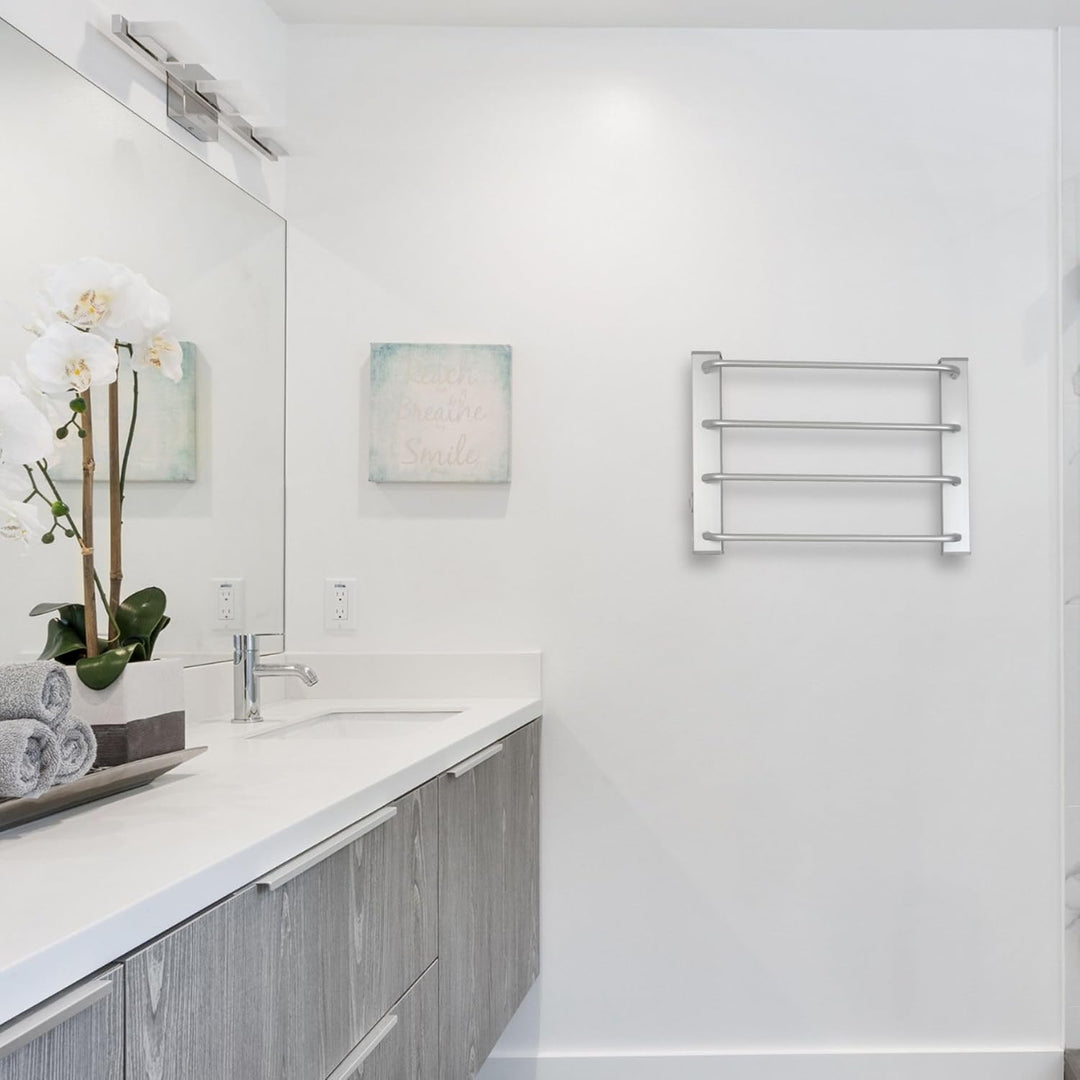 FISHTEC - Trockner Elektrisches Handtuch Wandmontage 60W - Ohne Thermostat - Handtuchhalter Badezimm