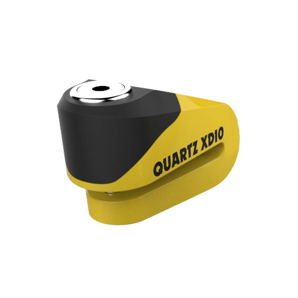 Oxford Motorcycle Quartz XD10 Disc Lock 10mm Pin Yellow UK Seller, Medium