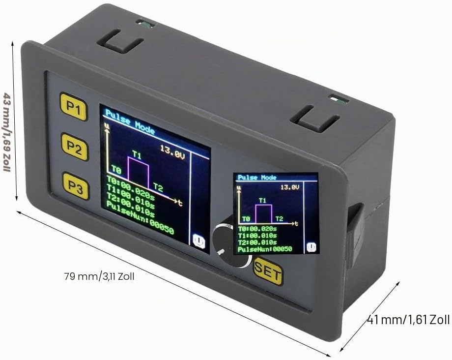 Fafeicy WSFG-06 PWM Signalgenerator Modul, 4-20mA 2-10V Impulsverstellbares Modul, Sinuswellensignal