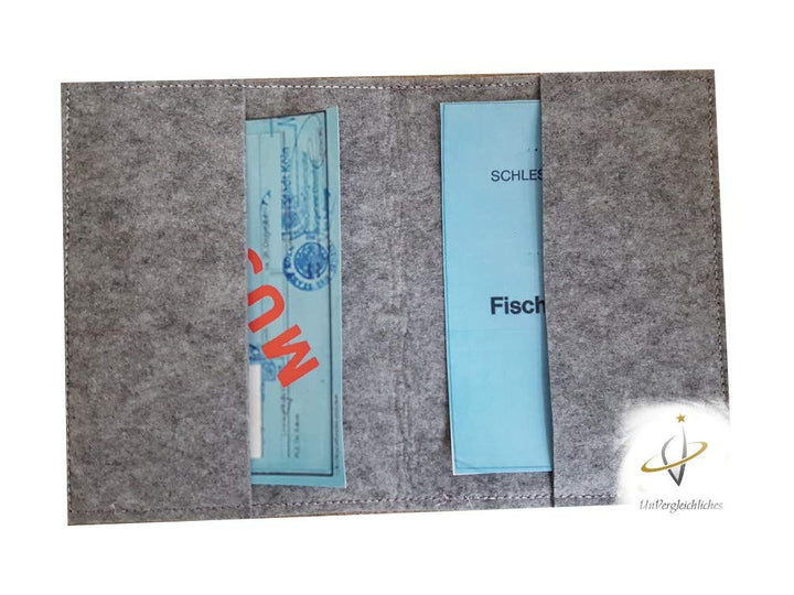 Hülle für den Angelpass/Angelschein personalisierbar *Angelgott*