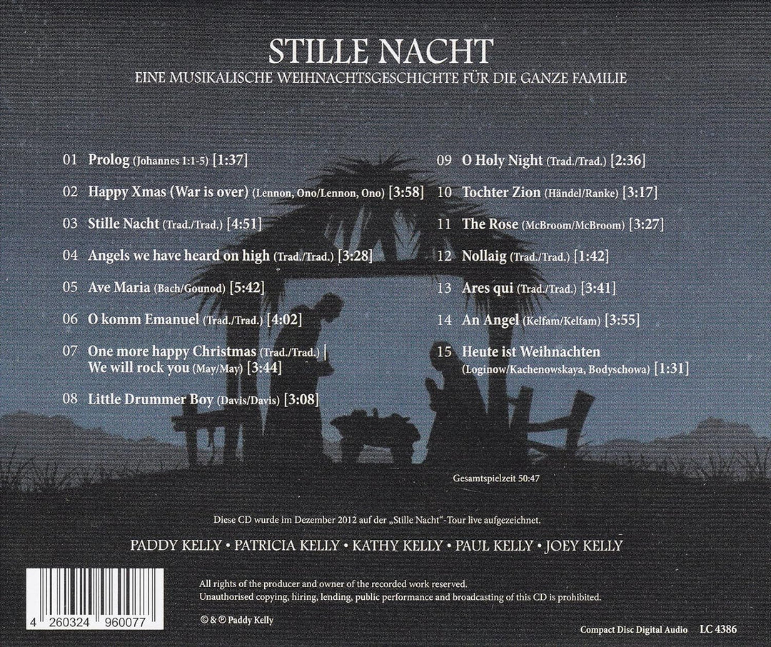 Stille Nacht Live 2012, Audio-CD