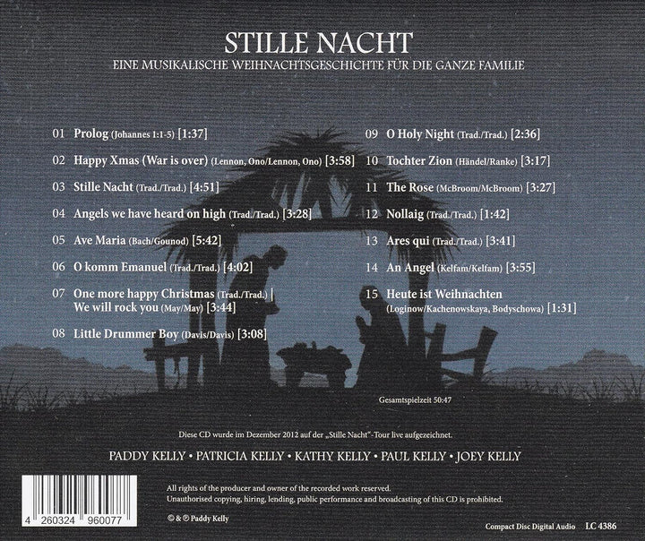 Stille Nacht Live 2012, Audio-CD