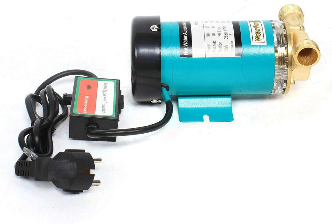 Druckerhöhungspumpe, 120W 25L Umwälzpumpe Heisswasserpumpe 220V Wasserpumpe Hauswasserwerk Automatis