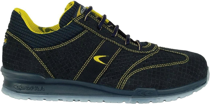 Cofra 78410-001.W40 SIVORI S1 P SRC Sicherheitsschuhe, Blau/Gelb, Grösse 40