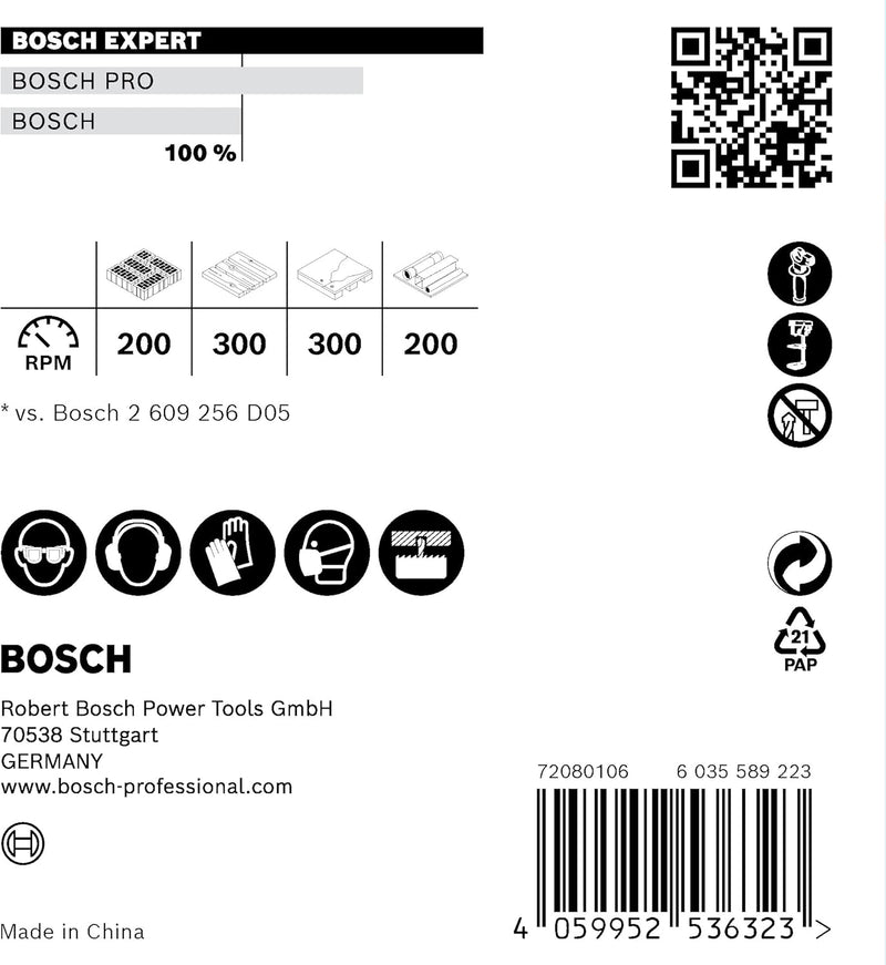 Bosch Accessories 1x Expert Construction Material Lochsäge (für Weichholz, Ø 140 mm, Zubehör Schlagb