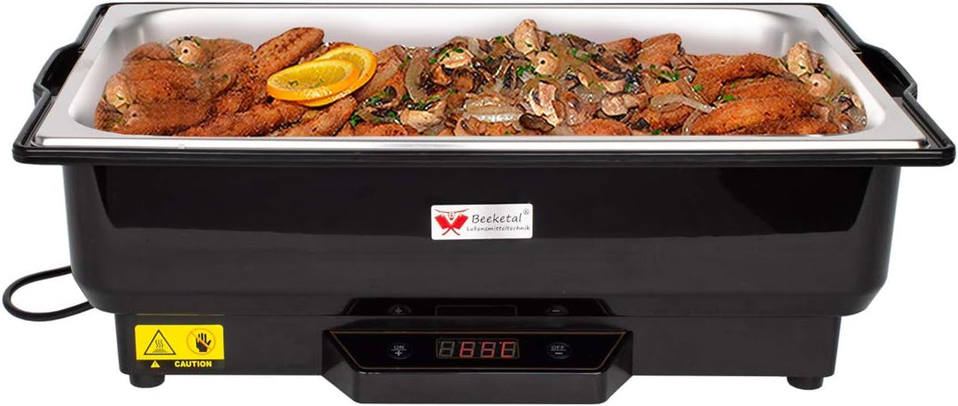 Beeketal 'BCD-5E' Profi Gastro Chafing Dish elektrisch inkl. Gastronorm Behälter (GN) 1/1 und Deckel