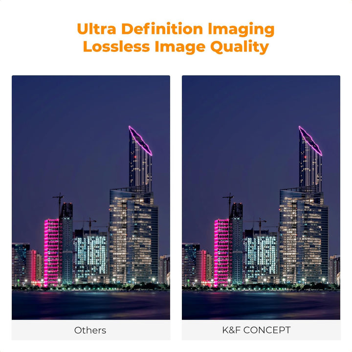K&F Concept Nano-X 49mm Natural Night Filter Astroklar Nachtlicht Light Pollution Filter für Nachtau
