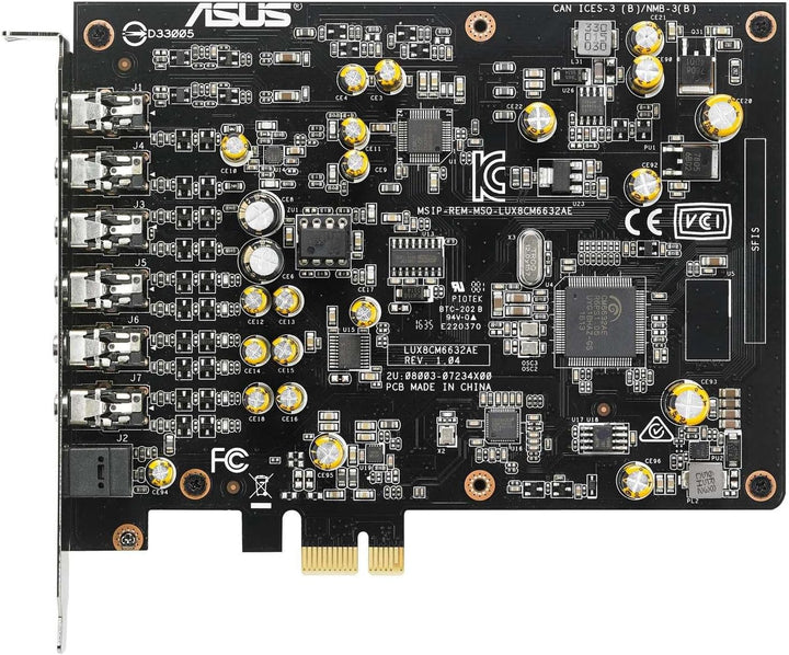 ASUS Xonar AE interne 7.1 Kanal PCI-E – Karten Sons (7.1 Kanal, 32 Bit, 110 Db, 103 Db, 24 Bit/192 k
