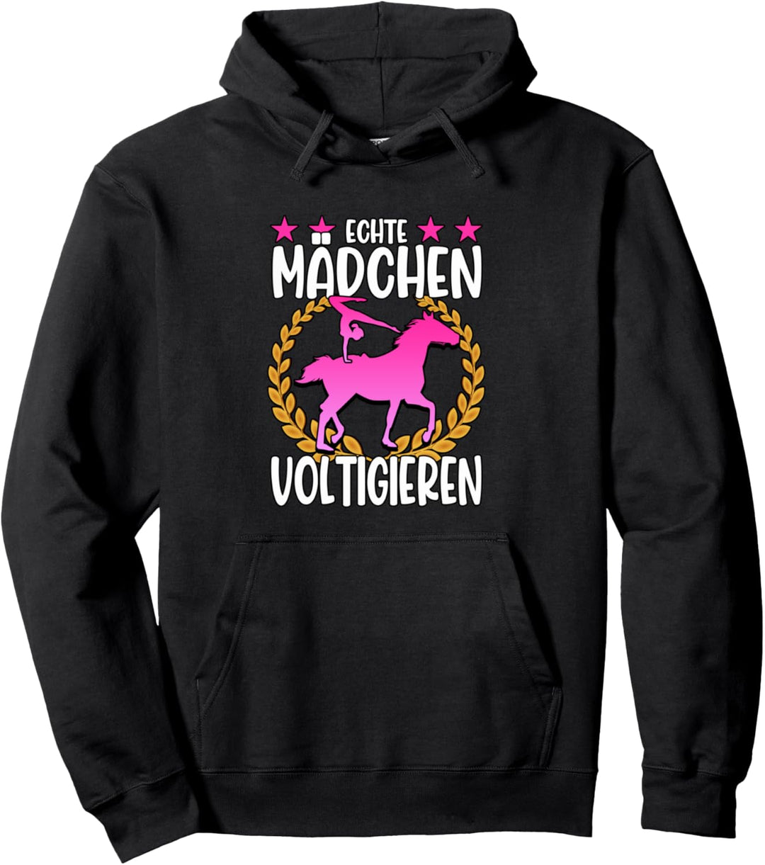 Echte Mädchen Voltigieren Volti Pullover Hoodie