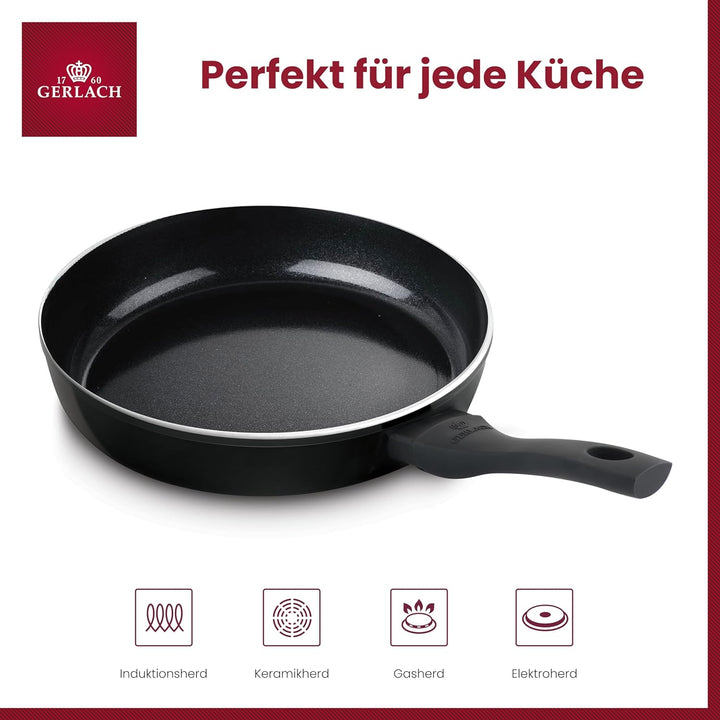 Gerlach Harmony Classic Pfanne Keramik Beschichtet Bratpfanne Keramikpfanne Bratpfannen Induktionsge