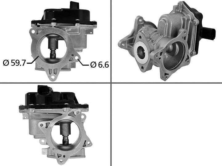 VALEO 700448 AGR Ventil AGR Modul Modu l: NO mit Bypass : Technologie : ELECTRIC Auspuffemissionsnor