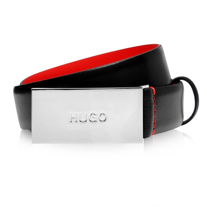 HUGO Herren Baldwin-n Gürtel 85 Black001, 85 Black001