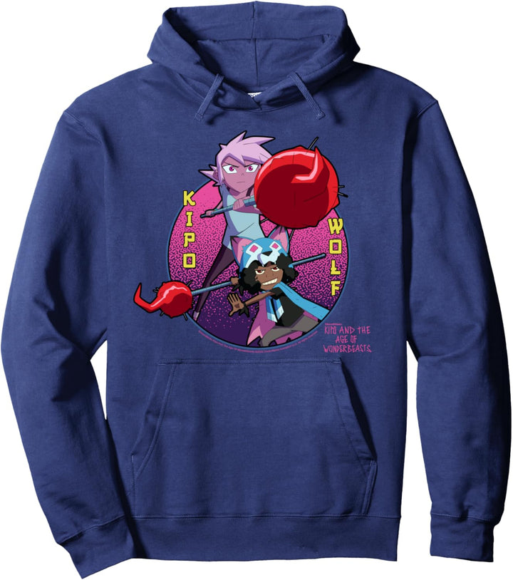 Kipo And The Age Of Wonderbeasts Kipo & Wolf Pullover Hoodie