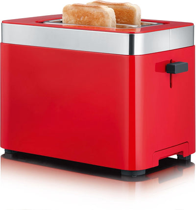 Graef TO63EU TO 63 2-Scheiben Toaster, Kunststoff, Rot, 27.3 x 17.8 x 19.5 cm Single, Single