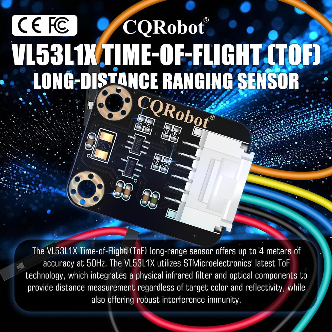 CQRobot VL53L1X der Ferne Messung Sensor(ToF) für Ferngespräche, kompatibel mit Raspberry Pi/Arduino