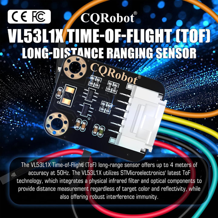 CQRobot VL53L1X der Ferne Messung Sensor(ToF) für Ferngespräche, kompatibel mit Raspberry Pi/Arduino