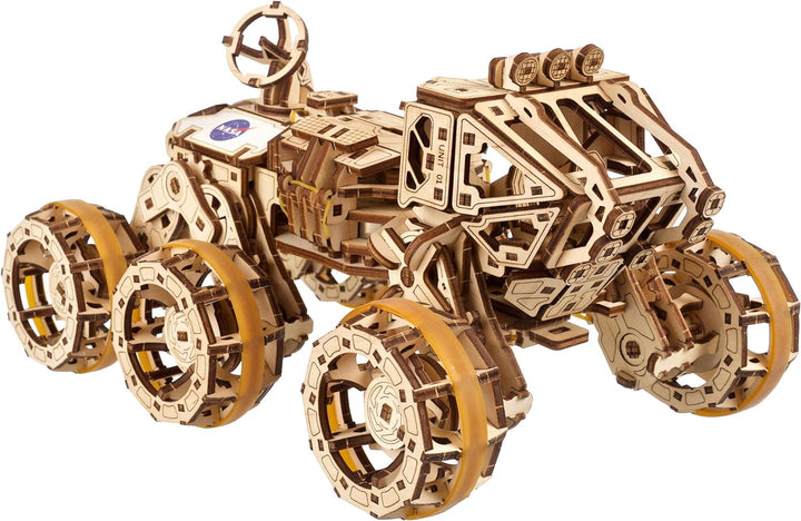 UGEARS Bemannter Mars Rover - Modellbausatz Erwachsene - 3D Holzpuzzle Mars Rover - Modellbau Holzba