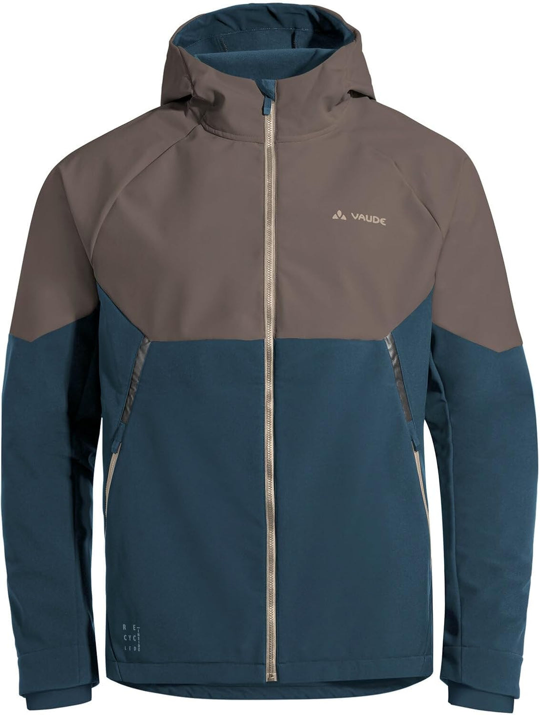VAUDE Herren Men's Qimsa Softshell Jacket Jacke, coconut/dark sea
