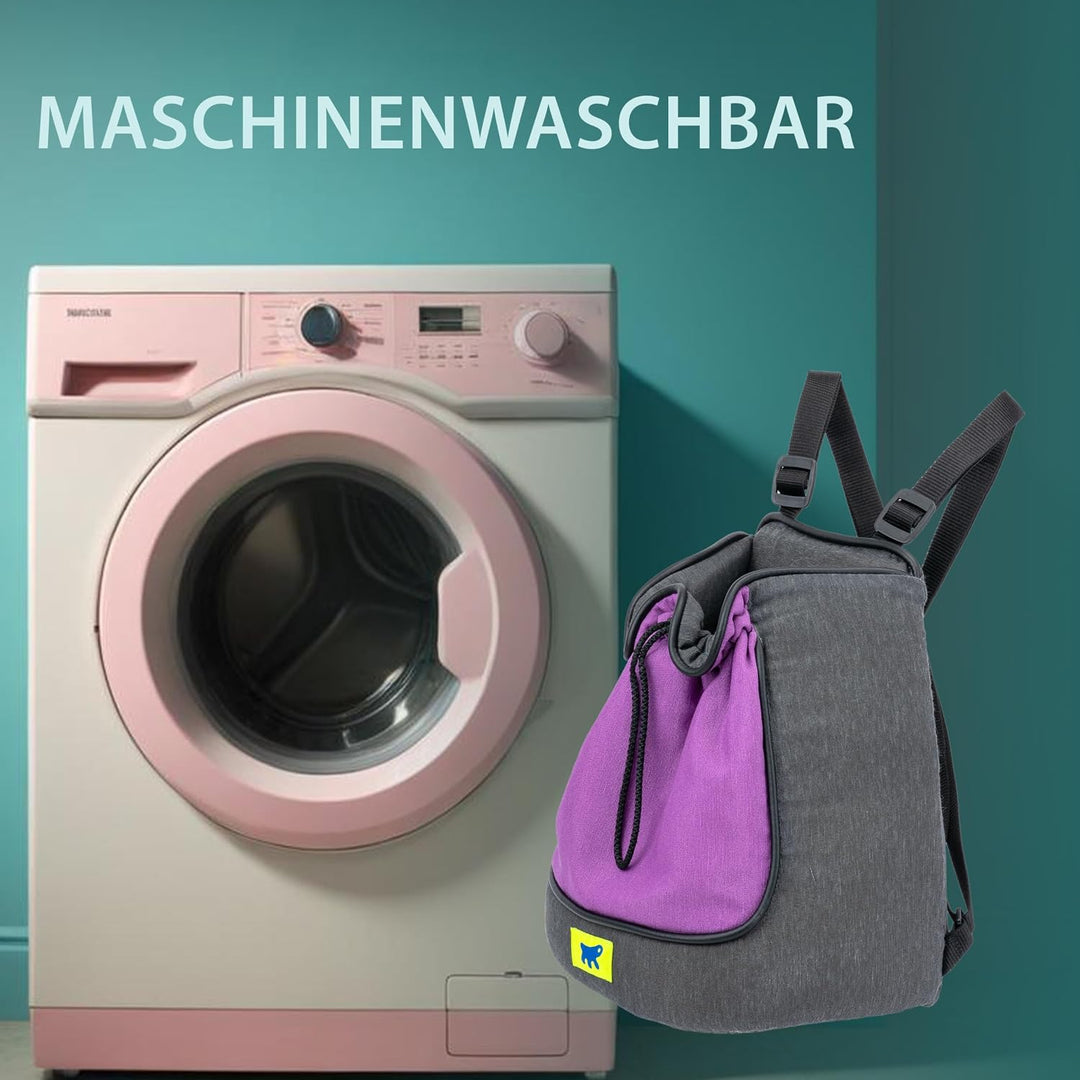 Ferplast Hunderucksack Trip, Katzenrucksack, Transportbox Katze, Hundetasche, verstellbare Gurte, Ko