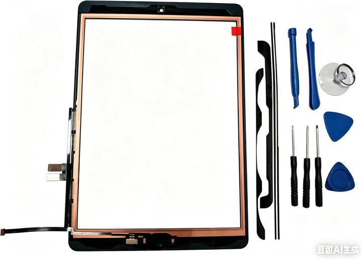 Hedywei Ersatz-Touchscreen für iPad 9 Display A2602 A2603 A2604 A2605 10,2 Zoll 2021 Touchscreen Dig