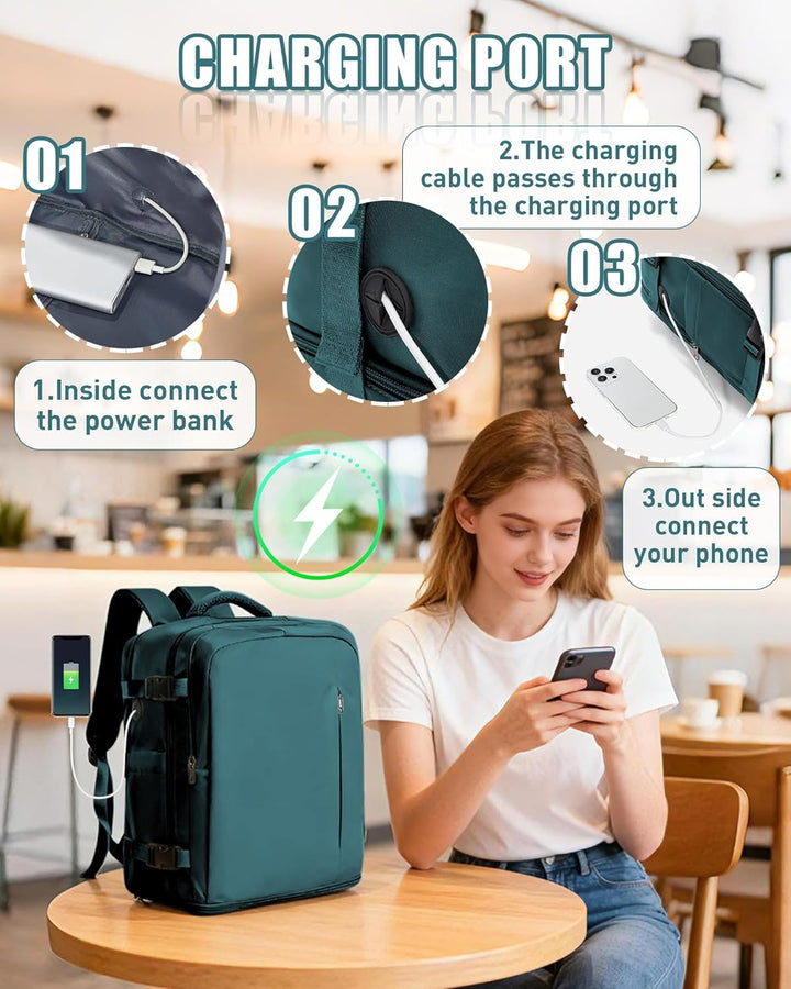 SZLX Rucksack 40x30x20 Wizz air Handgepäck Rucksack für Ryanair Vakuum Reiserucksack Flugzeug Easyje