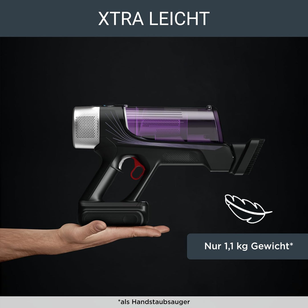 Rowenta RH2038 X-Force Flex 9.60 Allergy kabelloser Akku-Stabstaubsauger | 100 Air Watt | herausnehm