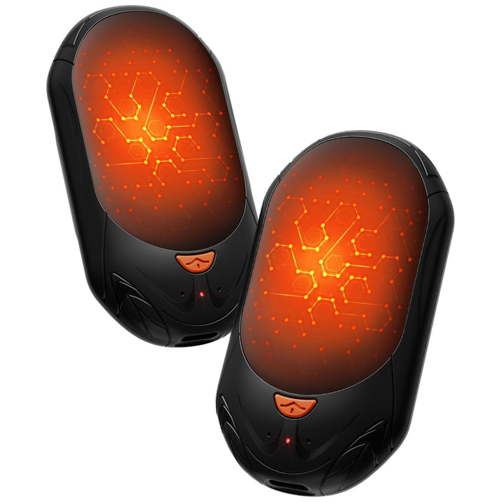 Morelax Handwärmer Elektrisch, Wiederaufladbar, 2er-Pack, 3 Einstellungen, Magnetisch, 6000mAh, Tasc