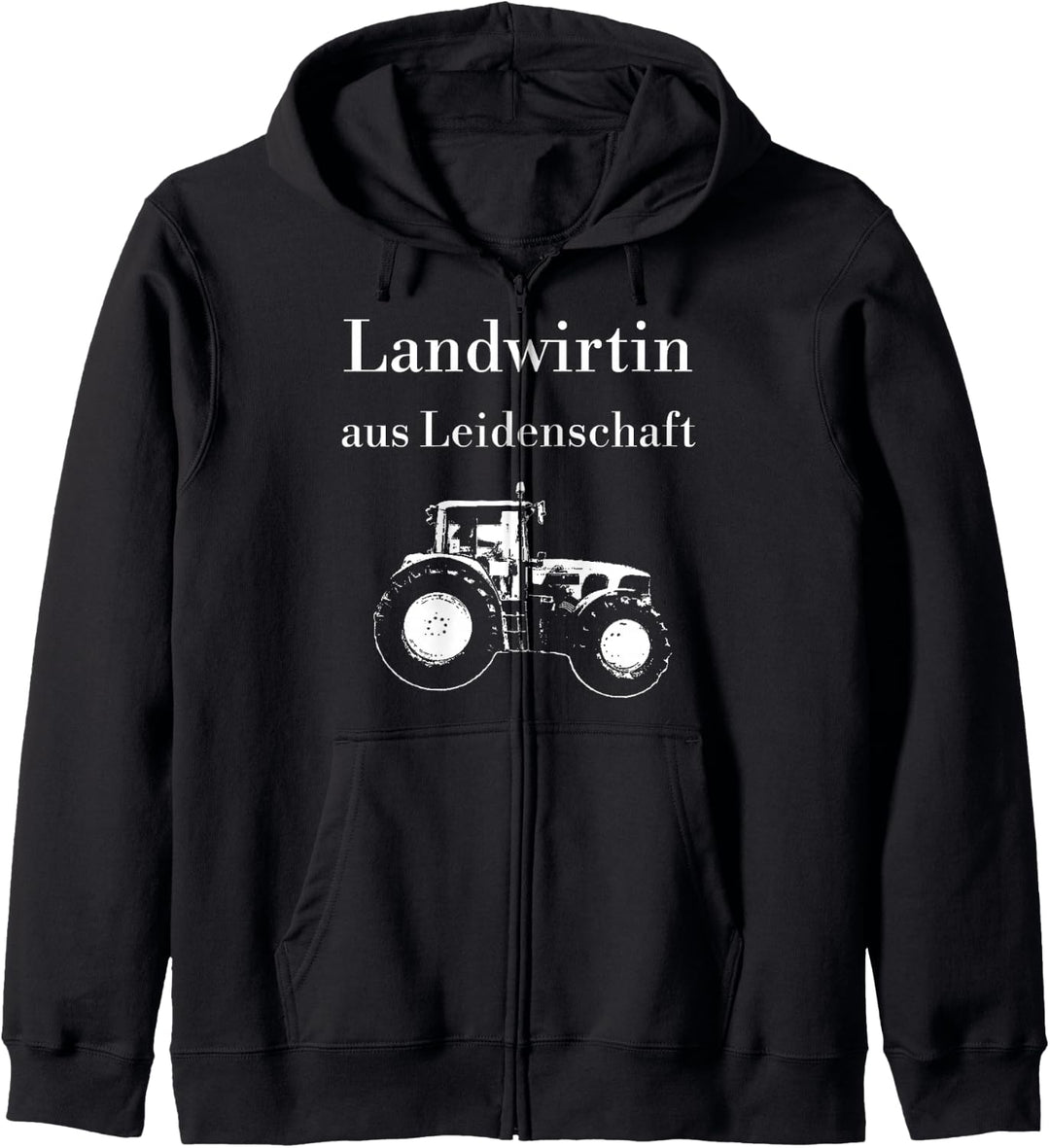 Landwirtin aus Leidenschaft Traktor Trecker Bäuerin Kapuzenjacke