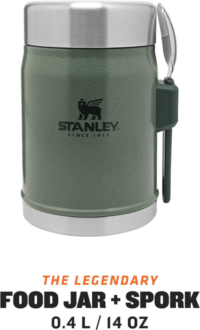 Stanley Classic Legendary Thermobehälter für Essen mit Spork 400 ml - Hält 7 Stunden Heiss oder Kalt