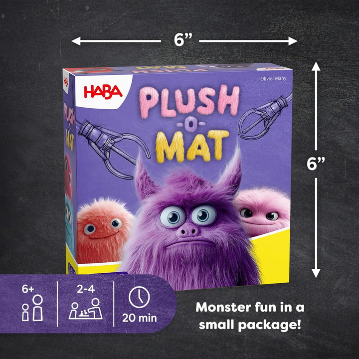 HABA Plush-o-mat – Monster-Kartenspiel in Cooler Kuschel-Optik – Lustiges Familienspiel rund um den
