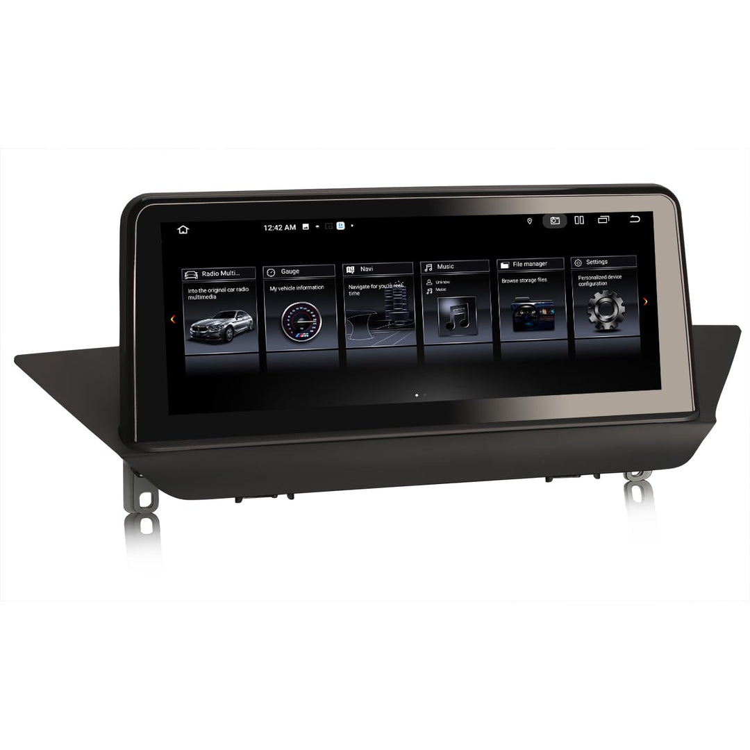 erisin 10.25 Zoll IPS Bildschirm Android 12 Autoradio Bluetooth GPS Navigation für BMW X1 E84 CIC Sy