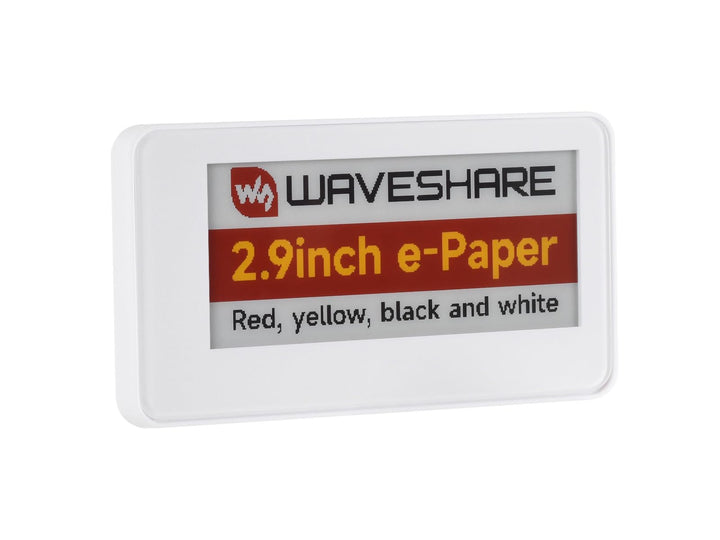 Waveshare 2.9inch Passive NFC-Powered e-Paper (G), Red/Yellow/Black/White 4-Color Displaying, No Bat