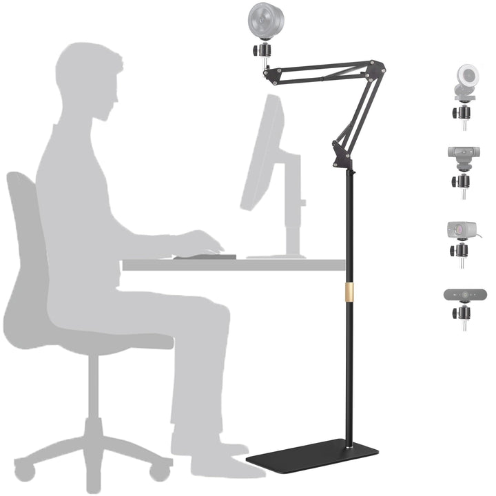 AYIZON Kiyo Webcam-Bodenständer, Metall, zusammenklappbar, kompatibel mit Razer Kiyo, Kiyo Pro, Kiyo