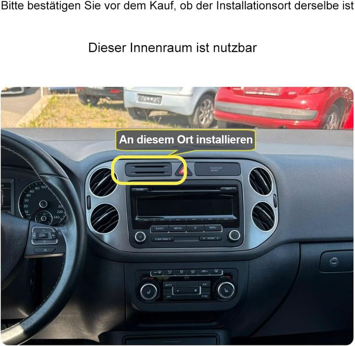 Auto Handyhalterung für Volkswagen Golf Auto Zubehör [Nur Kompatibel VW 2004-2014 Golf Plus &amp; 2014-2